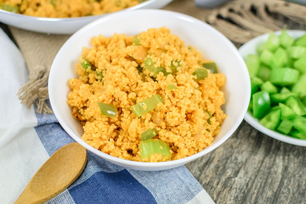 Cajun Couscous - Peppers & Pennies